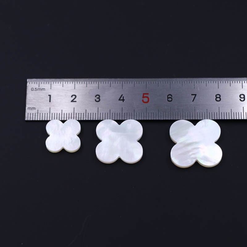 Natural White MOP Clover Stone best
